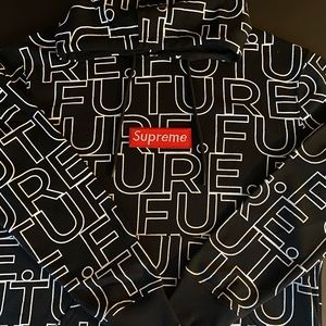 Locally designed Future/Supreme hoodies